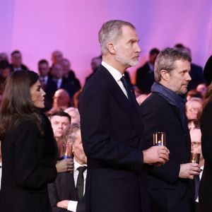 Les chefs d'État et les membres des familles royales assistent à la cérémonie de commémoration du 80ème anniversaire de la libération d'Auschwitz au Mémorial et musée d'Auschwitz-Birkenau le 27 janvier 2025. © LALO YASKY / BESTIMAGE