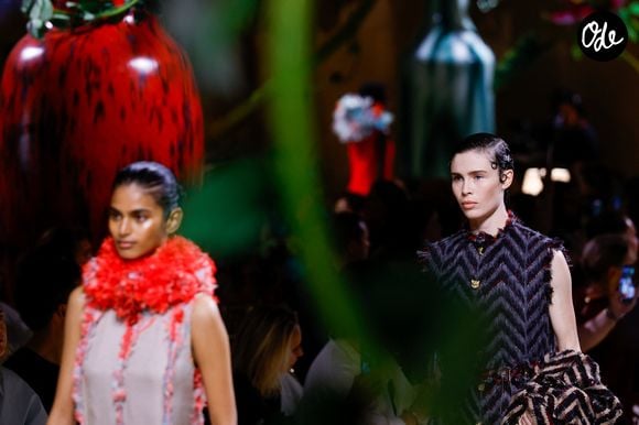 Défilé de mode Chanel Collection Haute Couture Automne/Hiver 2026-2027 lors de la Fashion Week de Paris (PFW) au Grand Palais, à Paris, France, le 7 juillet 2026. © Bestimage