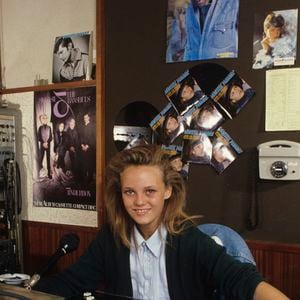Archives - Vanessa Paradis dans les studios de la maison d'éditions musicales Polydor en juillet 1987 à Paris.  © Alain Canu via Bestimage