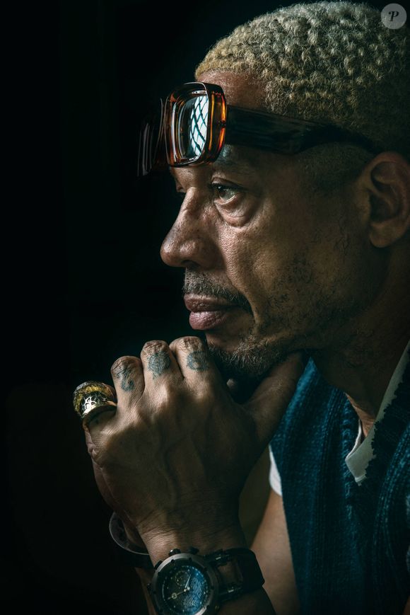 JoeyStarr lors d'une séance photo à Paris, France, le 7 juin 2024. Photo par Khanh Renaud/ABACAPRESS.COM