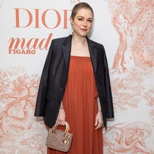 Emilie Dequenne lors du photocall du dîner Dior Madame Figaro à la "Terrasse by Albane" sur le rooftop de l'hôtel JW Marriott lors du 77ème Festival International du Film de Cannes le 15 mai 2024. © Olivier Borde/Bestimage
