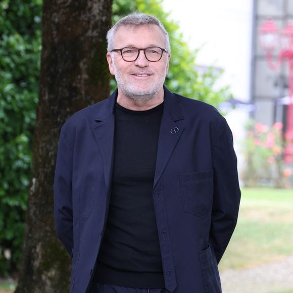 Laurent Ruquier - Photocall avec l'équipe de l'émission de radio "Les grosses têtes" lors de la 17ème édition du Festival du Film Francophone d'Angoulême (FFA). Le 29 août 2024
© Coadic Guirec / Bestimage