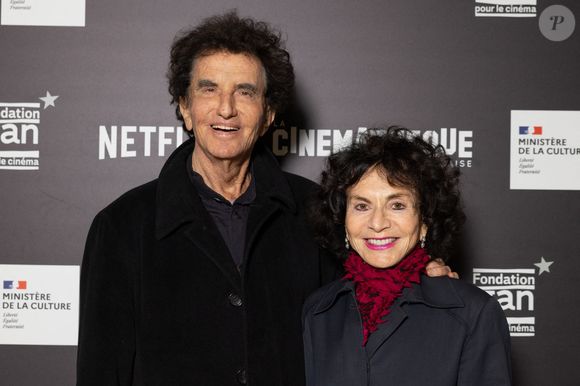 Jack Lang et sa femme Monique Lang, Rétrospective Marcello Mastroianni à la Cinémathèque Française du 11 au 29 septembre 2024, , Paris 11 Septembre 2024. Photo : Jeremy Melloul / Bestimage