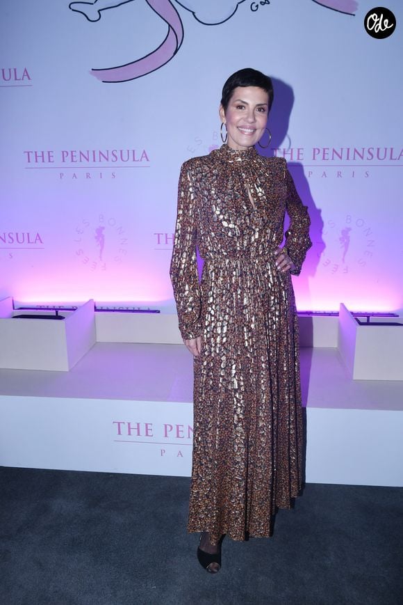 Cristina Cordula lors de la soirée de gala du 10ème anniversaire de l’association "Les Bonnes Fées" à l’Hôtel The Peninsula Paris le 8 octobre 2025.

© Rachid Bellak/Bestimage