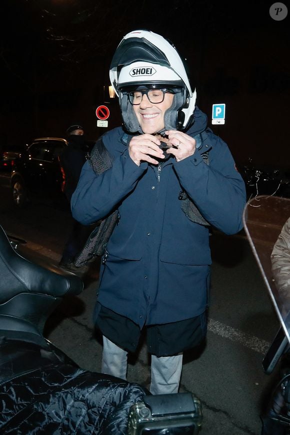 Exclusif - Julien Courbet - Arrivées pour la dernière émission de TPMP sur C8 à Canal Factory à Boulogne-Billancourt, le 27 février 2025. © Christophe Clovis / Bestimage