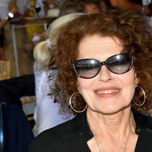Exclusif - Fanny Ardant dans l’espace VIP “le Pavillon Eiffel,” lors de la 12ème édition Longines Paris Eiffel Jumping au pied de la Tour Eiffel sur le Champ-de-Mars à Paris, France le 21 juin 2026 © Perusseau / Veeren / Bestimage