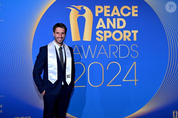 Tony Estanguet, honoré comme Personnalité de l'année, durant la soirée des Peace and Sport Awards dans le cadre du 14eme Forum International Peace and Sport au Musée Océanographique de Monaco, le 3 décembre 2024. © Bruno Bebert/Bestimage