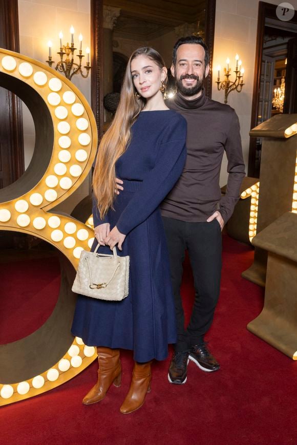Victoria Dauberville, Mathieu Forget - Photocall pour les 130 ans de Berluti lors de la fashion week à Paris le 22 janvier 2025. © Olivier Borde /Bestimage