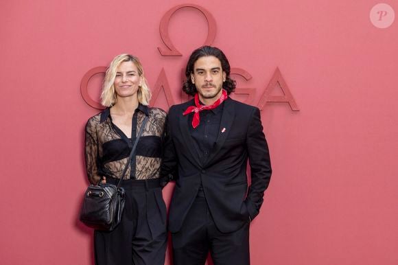 Fauve Hautot, Romain Guillermic -  Photocall  de la soirée d’ouverture  de la « Maison Omega » à l'hôtel de Poulpry, Maison des Polytechniciens pour les JO 2024 (Jeux Olympiques 2024)  à Paris, France, le 27 juillet 2024. © Olivier Borde - Jack Tribeca /Bestimage