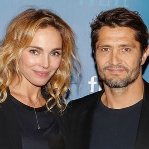 Exclusif - Bixente Lizarazu et sa compagne Claire Keim - Soirée annuelle de la FIDH (Fédération Internationale des ligues de Droits de l'Homme) à l'Hôtel de Ville à Paris, le 8 décembre 2014.