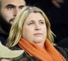 "On a fait concevoir une cuisine où on peut tenir à 14 autour de la table", confie-t-elle.
Stéphanie Le Quellec - Célébrités assistent au match de Ligue des champions entre le PSG et l'Atlético de Madrid au Parc des Princes à Paris le 6 novembre 2024. © Cyril Moreau/Bestimage