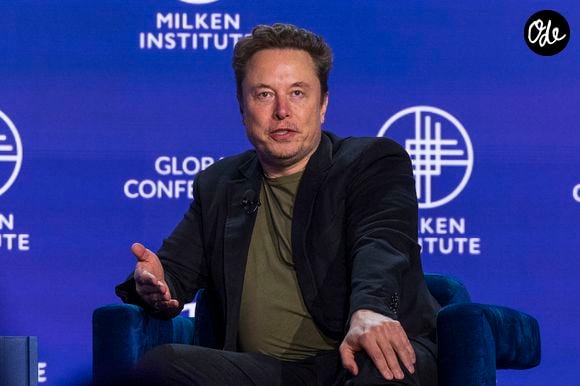 Elon Musk, cofondateur de Tesla et SpaceX et propriétaire de X Holdings Corp., prend la parole lors de la Conférence mondiale du Milken Institute, le lundi 6 mai 2024, qui s'est tenue à l'hôtel Beverly Hilton, à Beverly Hills, en Californie.

© PI via ZUMA Press Wire