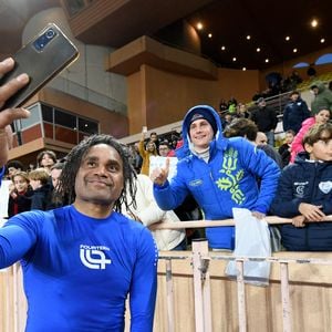 Christian Karembeu durant la sixième édition de la Fight Aids Cup, un match de football caritatif au stade Louis II à Monaco, le 25 janvier 2026© Bruno Bebert / Bestimage