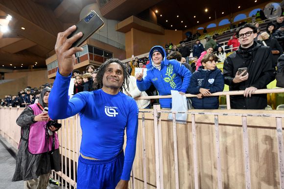 Christian Karembeu durant la sixième édition de la Fight Aids Cup, un match de football caritatif au stade Louis II à Monaco, le 25 janvier 2026© Bruno Bebert / Bestimage