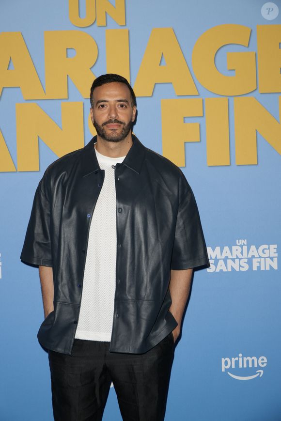 Tarek Boudali - Avant-première du film "Un mariage sans fin" au cinéma Max Linder à Paris le 6 mai 2025. © Coadic Guirec/Bestimage
