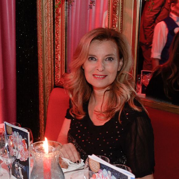 Valerie Trierweiler a la fete donnee par Michou a son cabaret pour son 85e anniversaire le 20 Juin 2016 a Paris, France. Photo Julien Reynaud/APS-Medias/ABACAPRESS.COM