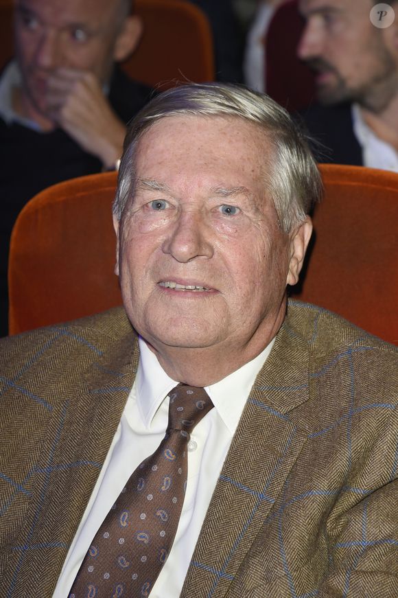 Alain Duhamel à la conférence de rentrée de la station de radio RTL à Paris. Le 13 septembre 2017. © Coadic Guirec / Bestimage