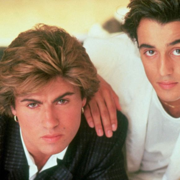 George Michael et Andrew Ridgeley du groupe Wham dans les années 1980. Photo Photoshot/Abaca