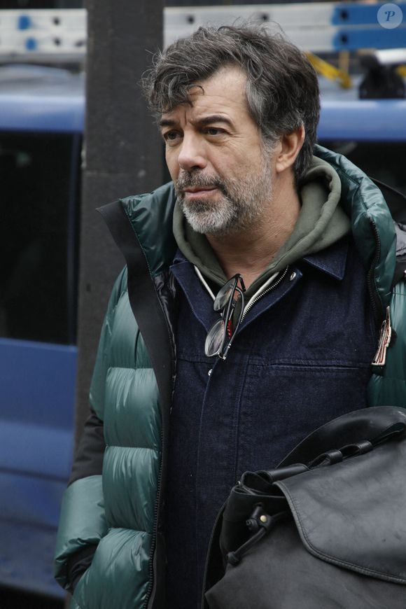 Stéphane Plaza - Arrivées des invités à l'enregistrement de l'émission "Vivement Dimanche" au Studio Gabriel à Paris, France, le 3 mars 2022. L'émission sera diffusée le 13 mars 2022.