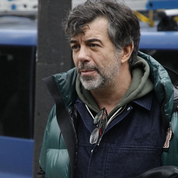 Stéphane Plaza - Arrivées des invités à l'enregistrement de l'émission "Vivement Dimanche" au Studio Gabriel à Paris, France, le 3 mars 2022. L'émission sera diffusée le 13 mars 2022.