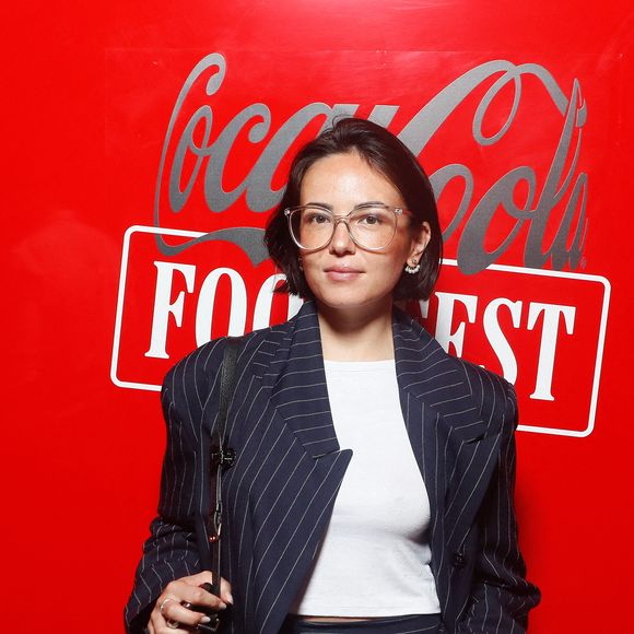 Exclusif - Agathe Auproux lors de la soirée d'inauguration du "Coca-Cola Food Court" à l'aérogare des Invalides à Paris le 20 juin 2024. © Rachid Bellak / Bestimage