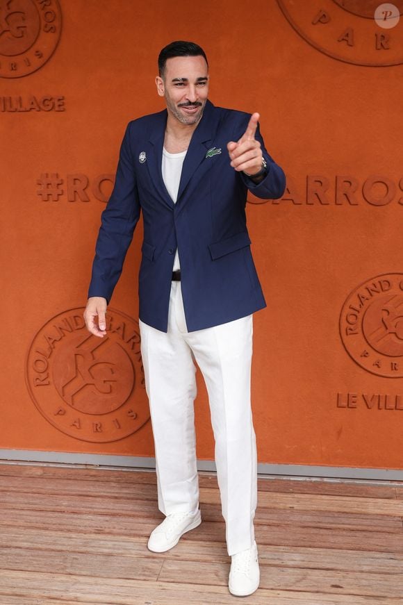 Adil Rami en tribune lors des Internationaux de France 2025 à Roland Garros le 01 juin 2025 à Paris, France. Photo by Nasser Berzane/ABACAPRESS.COM