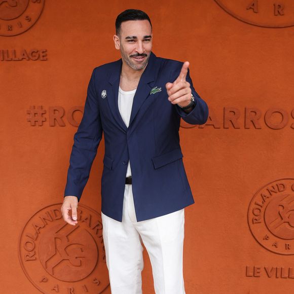 Adil Rami en tribune lors des Internationaux de France 2025 à Roland Garros le 01 juin 2025 à Paris, France. Photo by Nasser Berzane/ABACAPRESS.COM