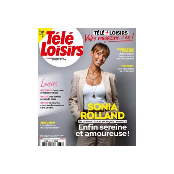 Sonia Rolland fait la couverture de Télé-Loisirs le 17 mars 2025