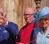 Le roi Charles III, accompagné de la reine Camilla, a assisté aux matines pascales entouré de plusieurs membres éminents de la famille...
Le roi Charles III et la reine Camilla saluent la foule alors qu'ils assistent à l'office des matines de Pâques à la chapelle St George au château de Windsor, Berkshire. Royaume-Uni, le dimanche 20 avril 2025. Photo par Kirsty Wigglesworth/PA Wire/ABACAPRESS.COM