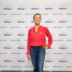 Anne Sophie Lapix lors de la présentation des journalistes et chroniqueurs de France Télévisions pour les Jeux Olympiques 2024 au musée de l'Homme à Paris, le 11 juin 2024.
Pierre Perusseau / Bestimage