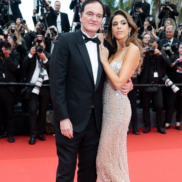 Quentin Tarantino et sa femme Daniella Tarantino - Montée des marches du film « Partir un jour » pour la cérémonie d’ouverture du 78ème Festival International du Film de Cannes, au Palais des Festivals à Cannes. Le 13 mai 2025
© Olivier Borde / Bestimage