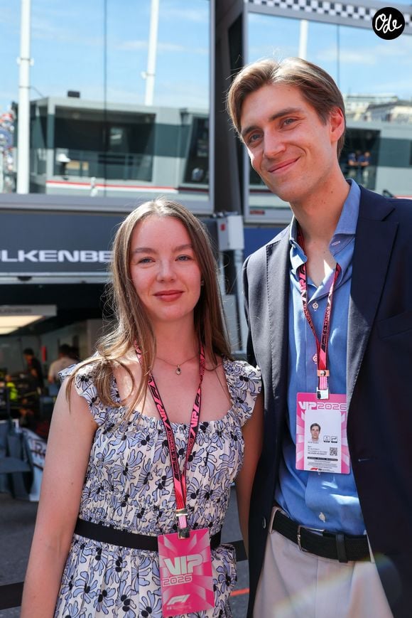 La princesse Alexandra de Hanovre et son compagnon Ben Sylvester Strautmann dans les paddocks du Formula 1 Louis Vuitton Grand Prix de Monaco 2026, à Monte Carlo, Monaco, le 6 juin 2026. © Claudia Albuquerque/Bestimage