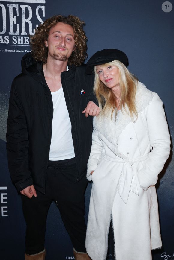 Joalukas Noah et sa mère Isabelle Camus - spectacle "Peaky Blinders - The Redemption of Thomas Shelby" à la Seine Musicale le 12 mars 2025
©Domine Jerome/ABACA
