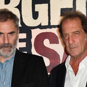 Xavier Giannoli, Vincent Lindon - Avant-première du film "D'argent et de sang" à l'Ugc Normandie à Paris le 11 octobre 2023. © Veeren/Bestimage