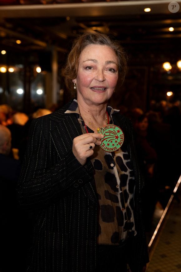 Catherine Frot lors de la cérémonie d'intronisation de A.Dussollier et C.Frot à l'académie Alphonse Allais au cabaret La Crémaillère 1900 à Paris le 26 janvier 2026

© Tiphaine Praud-Lebely / Bestimage