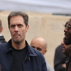 Grand Corps Malade, de son vrai nom Fabien Marsaud , Thomas Ngijol Sorties des obsèques de Nicolas Altmayer en l'église Saint-Germain-des-Prés à Paris le 31 aout 2026. © Dominique Jacovides-Cyril Moreau/Bestimage #