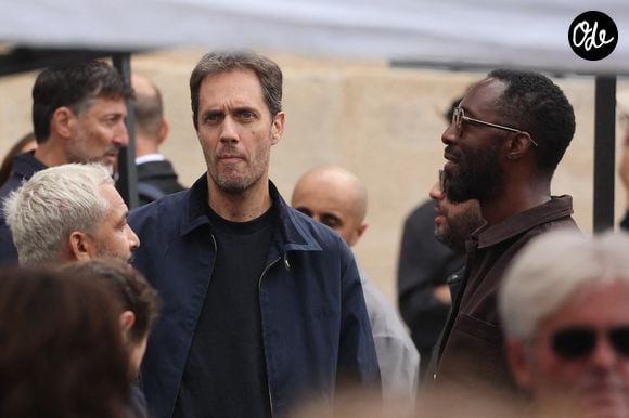 Grand Corps Malade, de son vrai nom Fabien Marsaud , Thomas Ngijol Sorties des obsèques de Nicolas Altmayer en l'église Saint-Germain-des-Prés à Paris le 31 aout 2026. © Dominique Jacovides-Cyril Moreau/Bestimage #