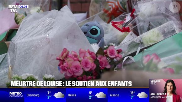 Meurtre de Louise, capture d'écran BFMTV.