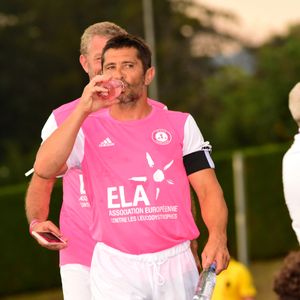 Bixente Lizarazu - Le match de foot caritatif de l'association ELA à l'occasion du tournoi de golf Evian Championship à Evian le 26 juillet 2019.

© Romain Doucelin / Bestimage
