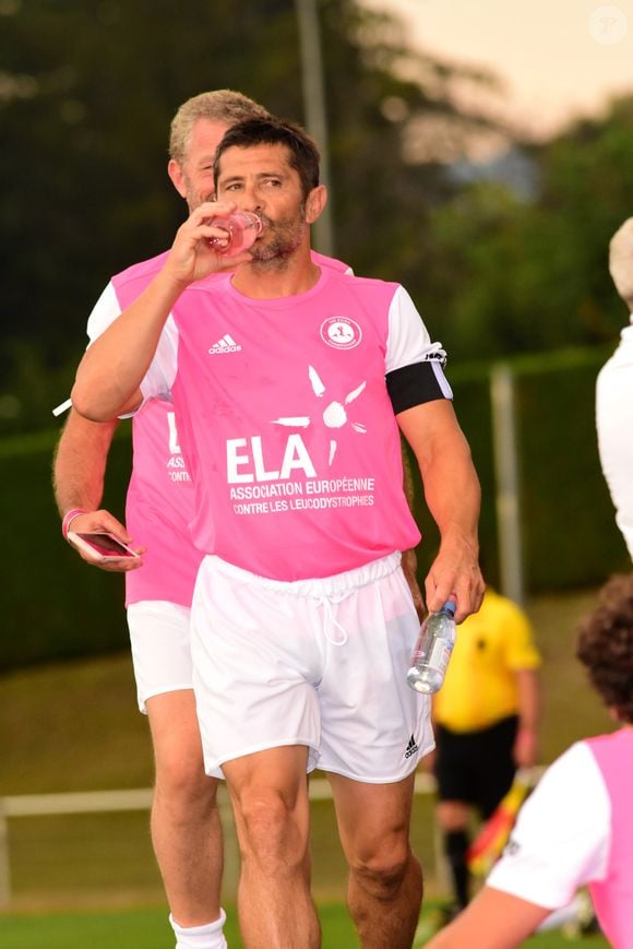 Bixente Lizarazu - Le match de foot caritatif de l'association ELA à l'occasion du tournoi de golf Evian Championship à Evian le 26 juillet 2019.

© Romain Doucelin / Bestimage