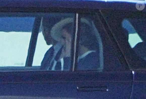 Le prince William et son épouse Kate Middleton à l'aéroport de Glasgow en Écosse, le 22 mai 2025.  Backgrid UK/ Bestimage