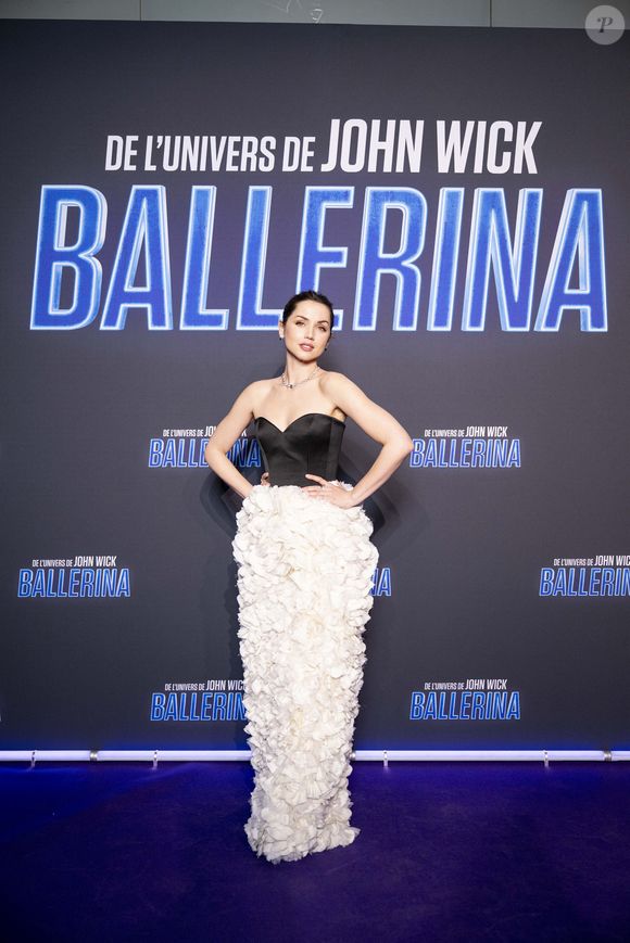 Ana de Armas lors de la première du film "Ballerina" au Grand Rex à Paris, le 28 mai 2025.
© Pierre Perusseau/Bestimage