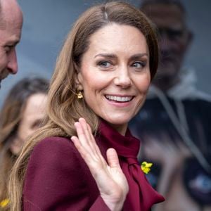 Le Prince William, le Prince de Galles, et Catherine, la Princesse de Galles, visitent Powys, à l'occasion de la fête de la Saint Davids. Photo par GOFF  / BESTIMAGE
