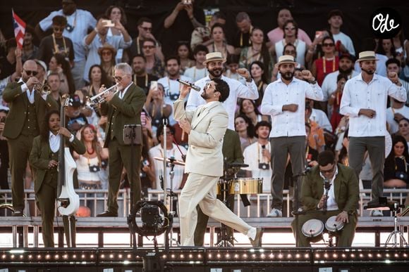 Bad Bunny (Benito Antonio Martinez Ocasio) à son concert de Milan juillet 2026 (Crédit Image : © Mirko Fava/IPA via ZUMA Press)
