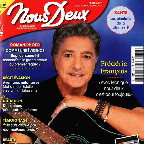 Couverture du magazine Nous Deux.