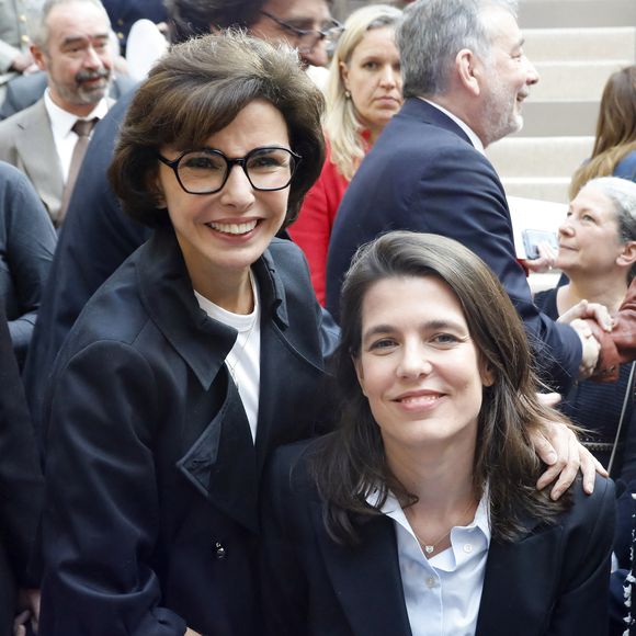 Rachida Dati, Charlotte Casiraghi - Ouverture du Festival du Livre de Paris 2025 au Grand Palais à Paris le 10 avril 2025. Le Maroc est l'invité d'honneur du Festival du Livre de Paris 2025, qui fête son retour au Grand Palais. © Marc Ausset-Lacroix/Bestimage