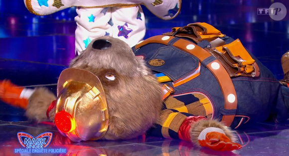 Le Castor dans Mask Singer, capture d'écran TF1