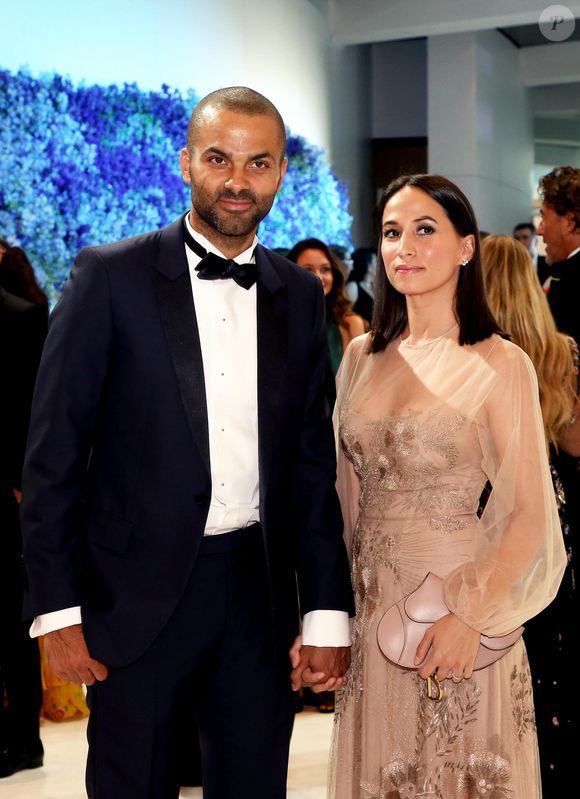 Tony Parker et sa femme Axelle - Arrivées des people au 71 ème gala de la Croix-Rouge Monégasque à Monaco le 26 juillet 2019. © Dominique Jacovides/Bestimage