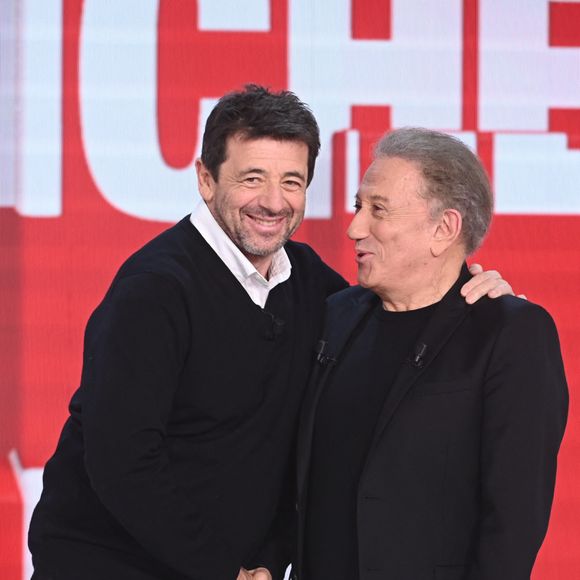 Exclusif - Patrick Bruel lors de l'enregistrement de l'émission "Vivement dimanche" au studio Rive Gauche, présentée par M.Drucker avec une diffusion sur France 3 le 15 mars 2026, à Paris, France, le 4 mars 2026. © Guillaume Gaffiot/Bestimage