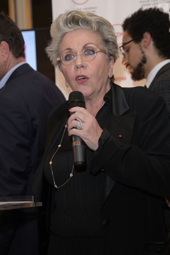Françoise Laborde (fondatrice et présidente d'honneur de l'association PFDM) - Signature de la Charte PFDM (Pour les femmes dans les médias), contre le harcèlement et les agissements sexistes dans les médias, au ministère de la Culture, à Paris, France, le 21 janvier 2020. © Giancarlo Gorassini/Bestimage